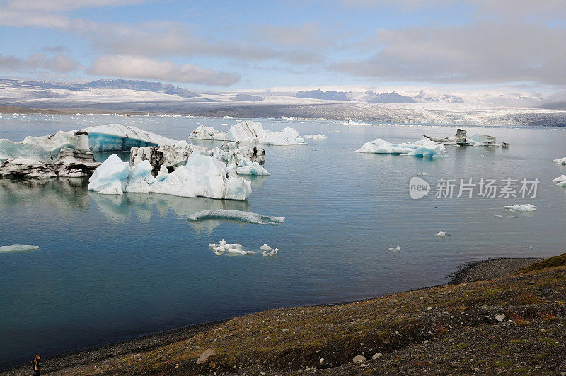 J ?库萨隆是冰岛最大的冰川泻湖
